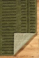 District Loom Modern hand tufted rug Harrow Green