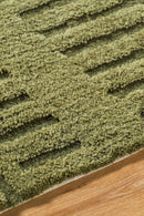 District Loom Modern hand tufted rug Harrow Green