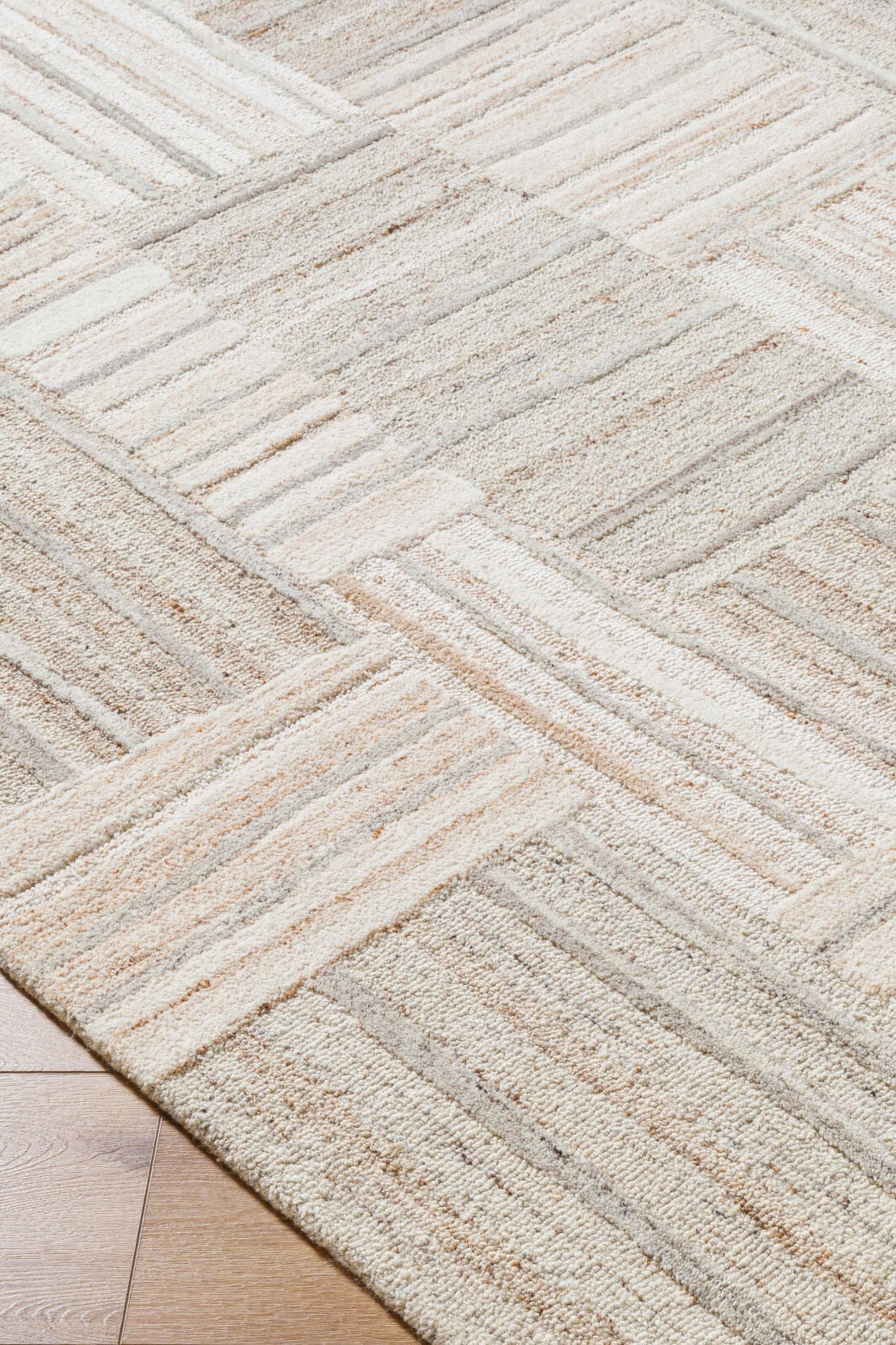 District Loom Modern hand tufted rug La Punta