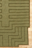 District Loom Modern hand tufted rug Mystique Green