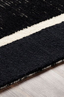 District Loom Modern hand tufted rug Brookland Charcoal & Cream