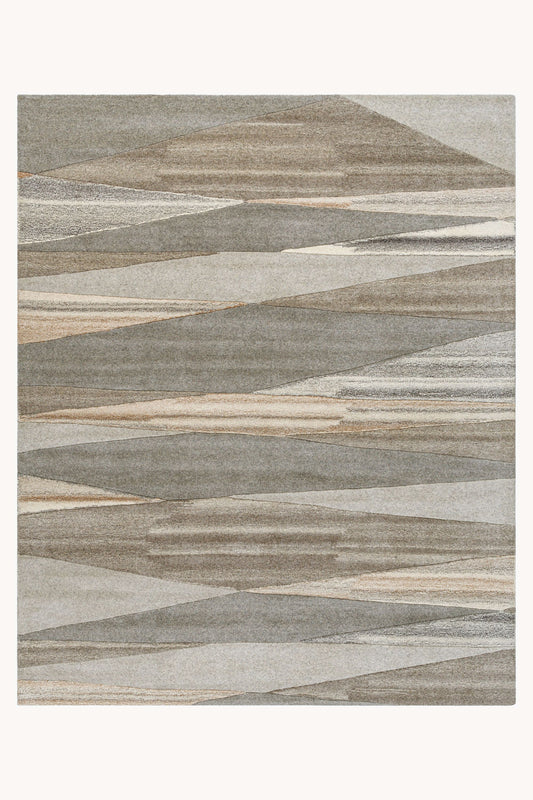 District Loom Modern hand tufted rug Forum Gray