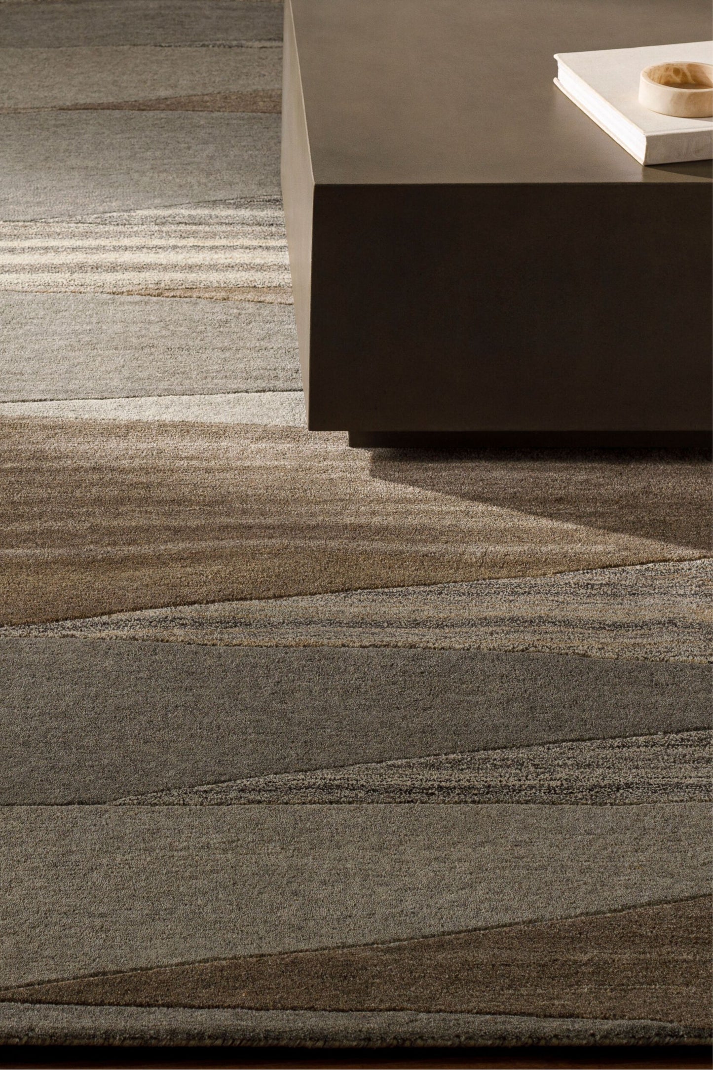 District Loom Modern hand tufted rug Forum Gray