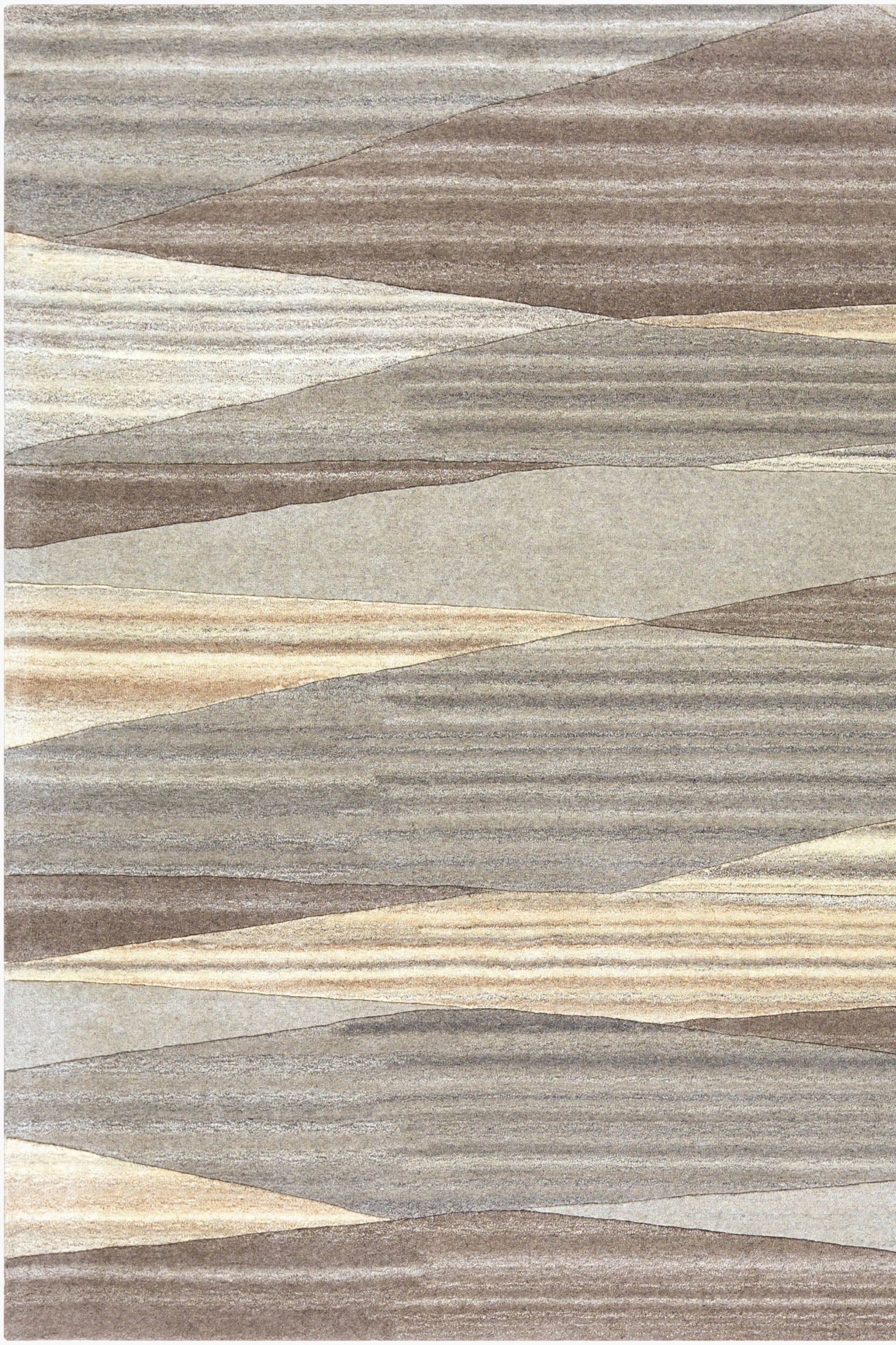 District Loom Modern hand tufted rug Forum Gray