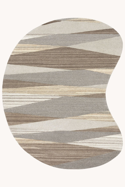District Loom Modern hand tufted rug Forum Gray