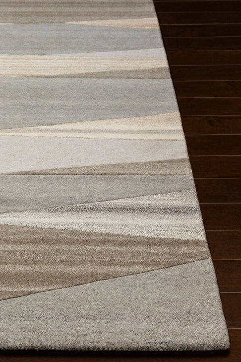 District Loom Modern hand tufted rug Forum Gray