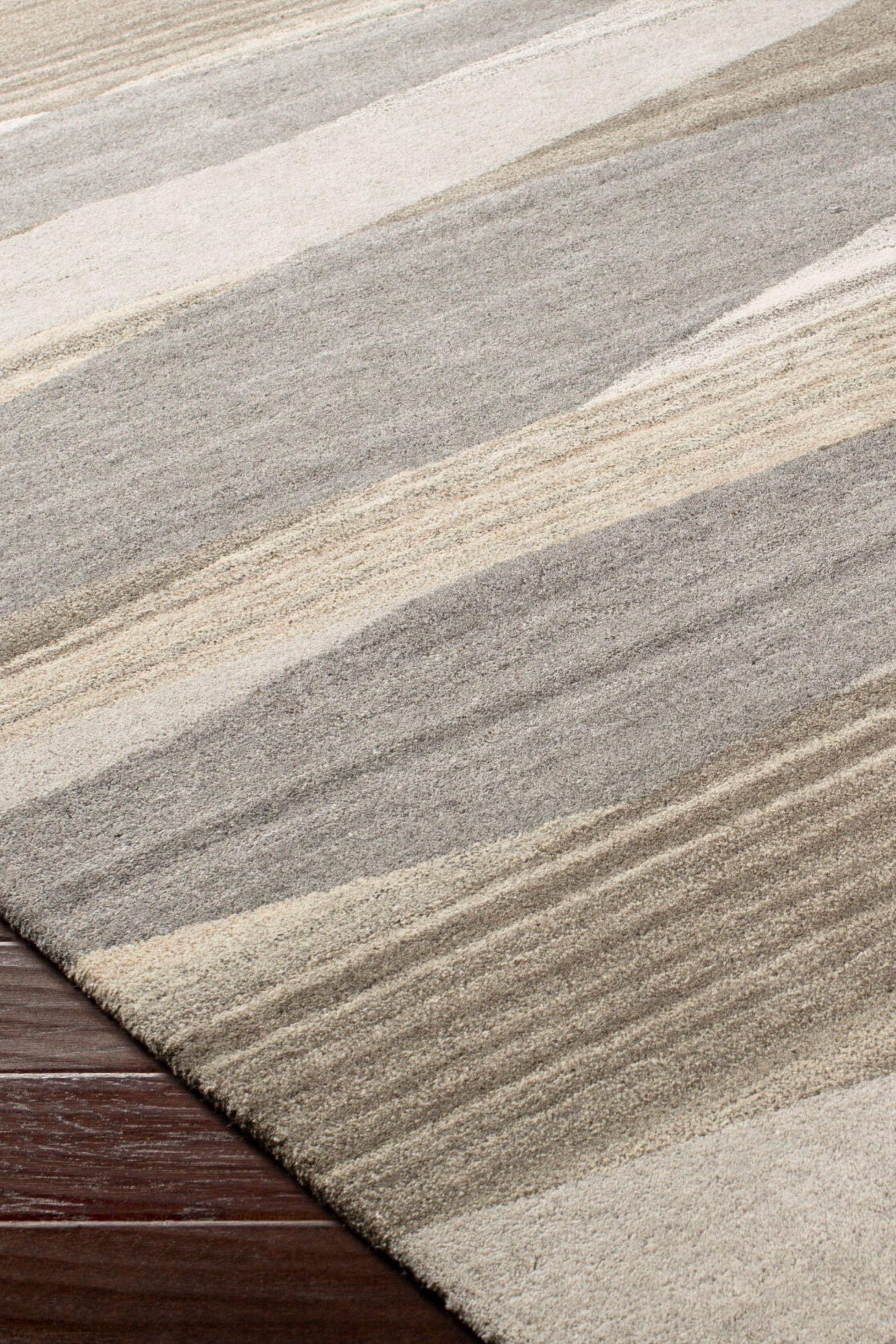 District Loom Modern hand tufted rug Forum Gray