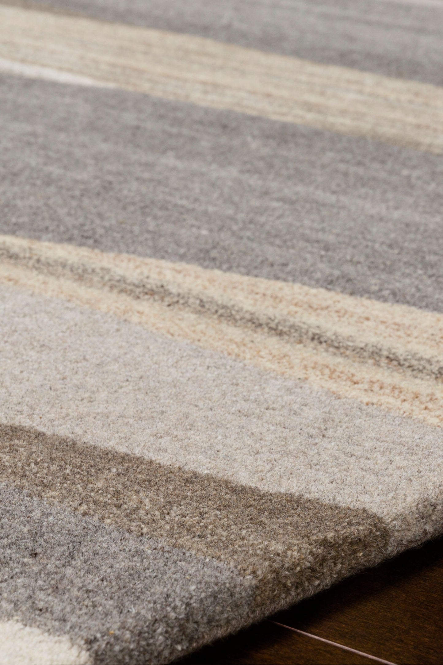 District Loom Modern hand tufted rug Forum Gray