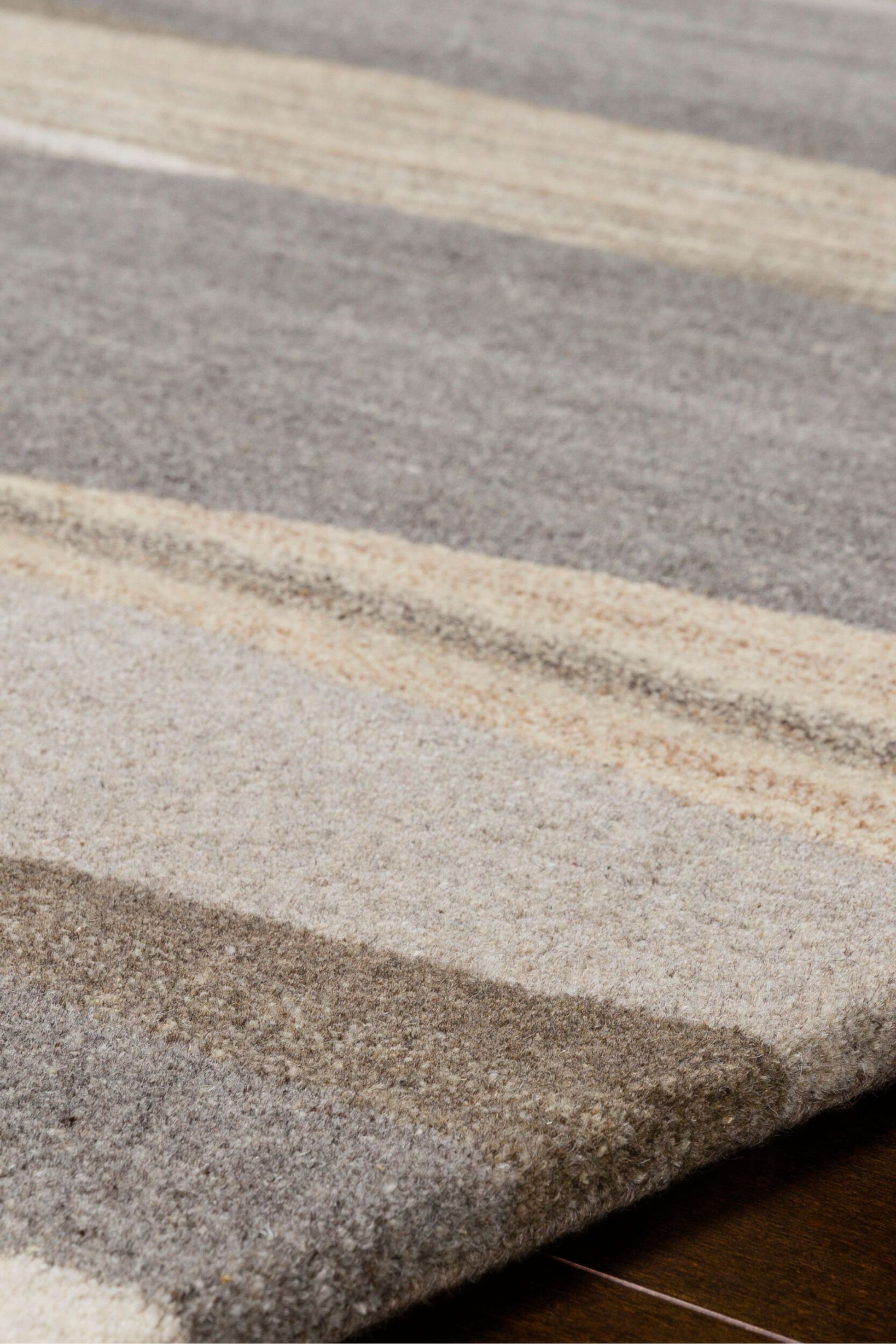 District Loom Modern hand tufted rug Forum Gray