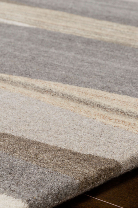 District Loom Modern hand tufted rug Forum Gray