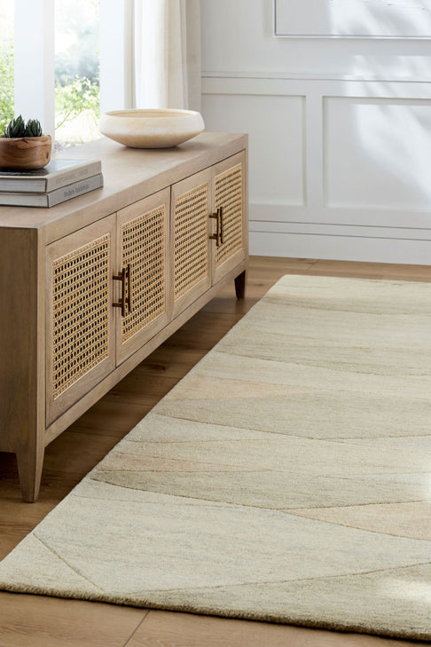 District Loom Modern hand tufted rug Forom Neutral