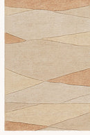 District Loom Modern hand tufted rug Forom Peach