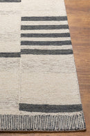 District Loom Modern hand tufted rug Granada Charcoal and Cream