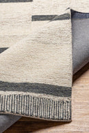 District Loom Modern hand tufted rug Granada Charcoal and Cream