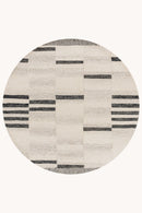 District Loom Modern hand tufted rug Granada Charcoal and Cream