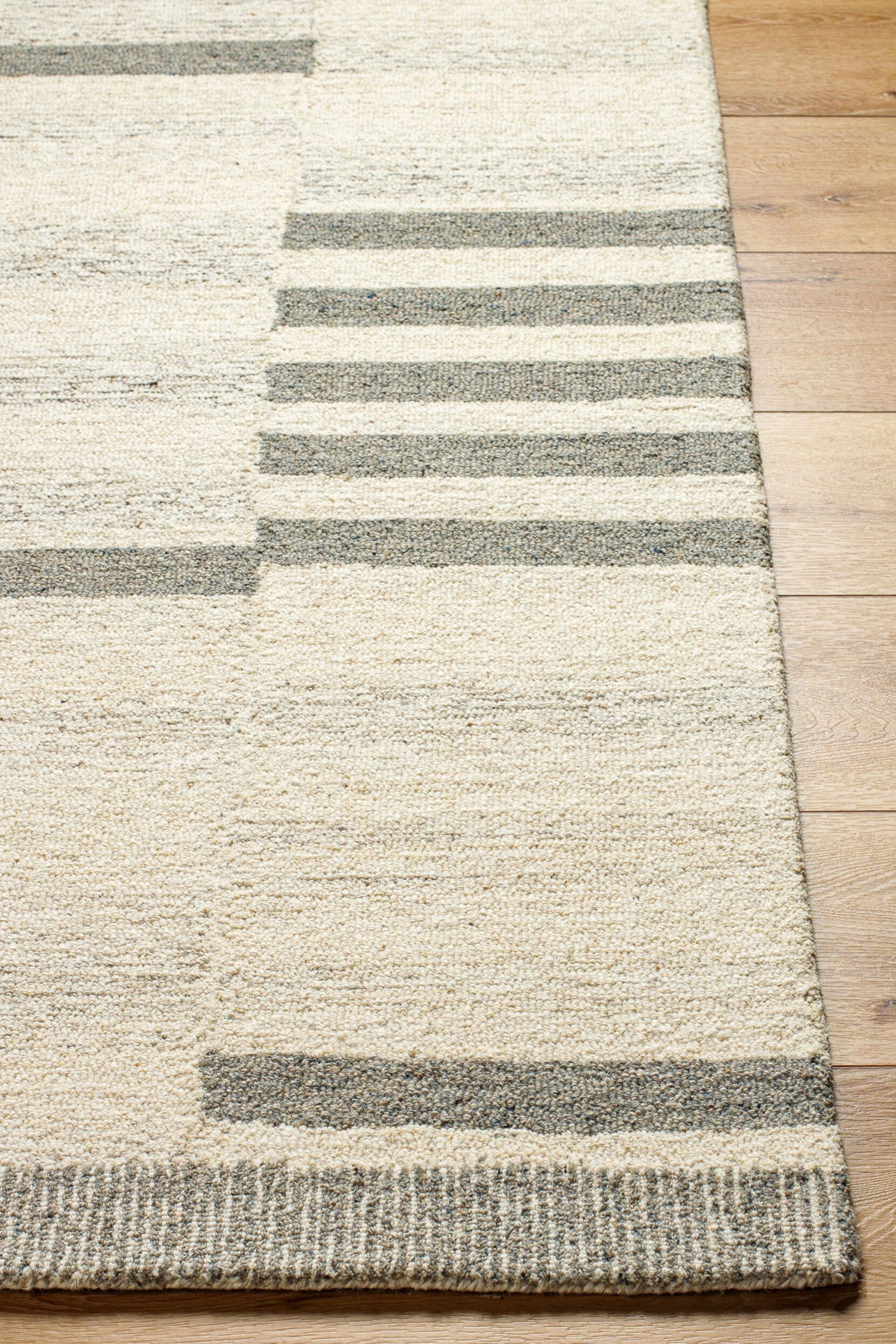 District Loom Modern hand tufted rug Granada Slate and Beige