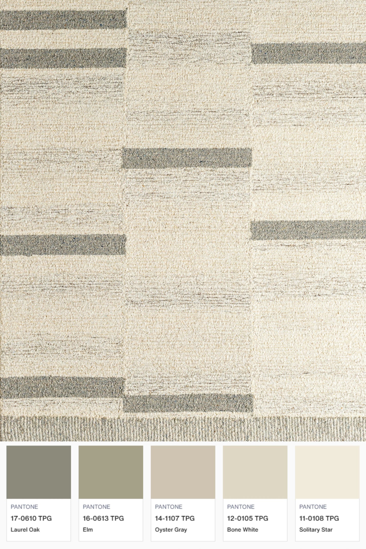 District Loom Modern hand tufted rug Granada Slate and Beige