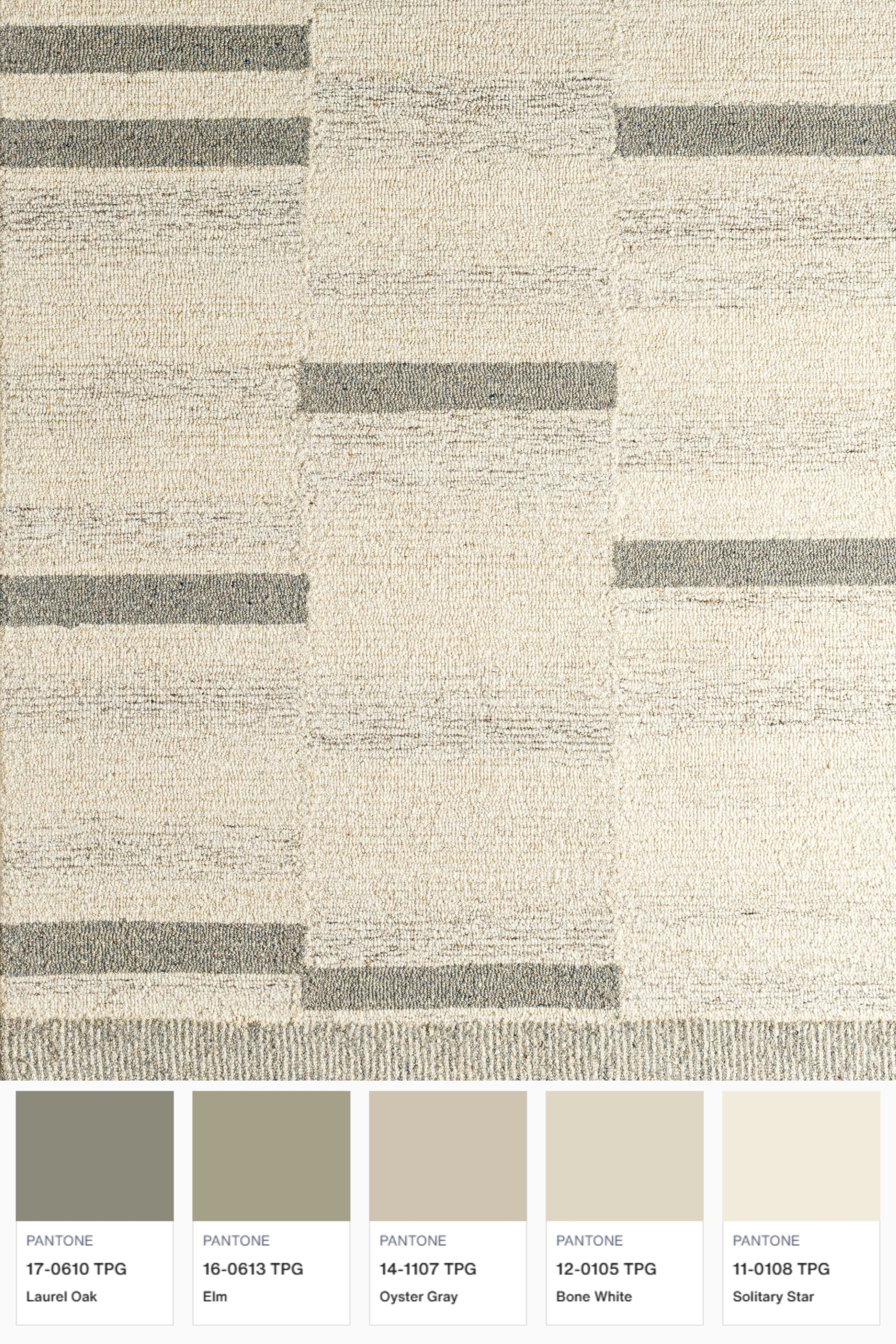 District Loom Modern hand tufted rug Granada Slate and Beige
