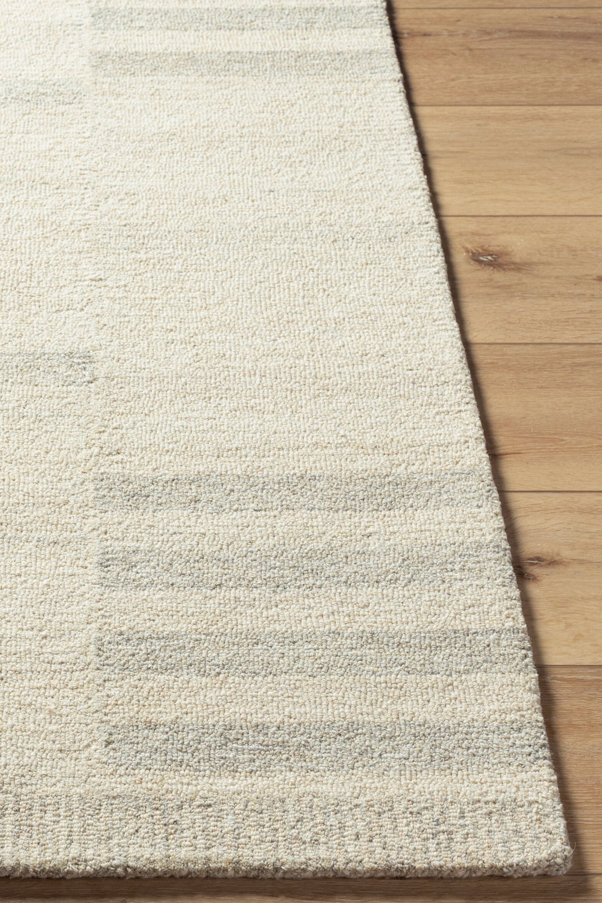 District Loom Modern hand tufted rug Granada Cream and Beige