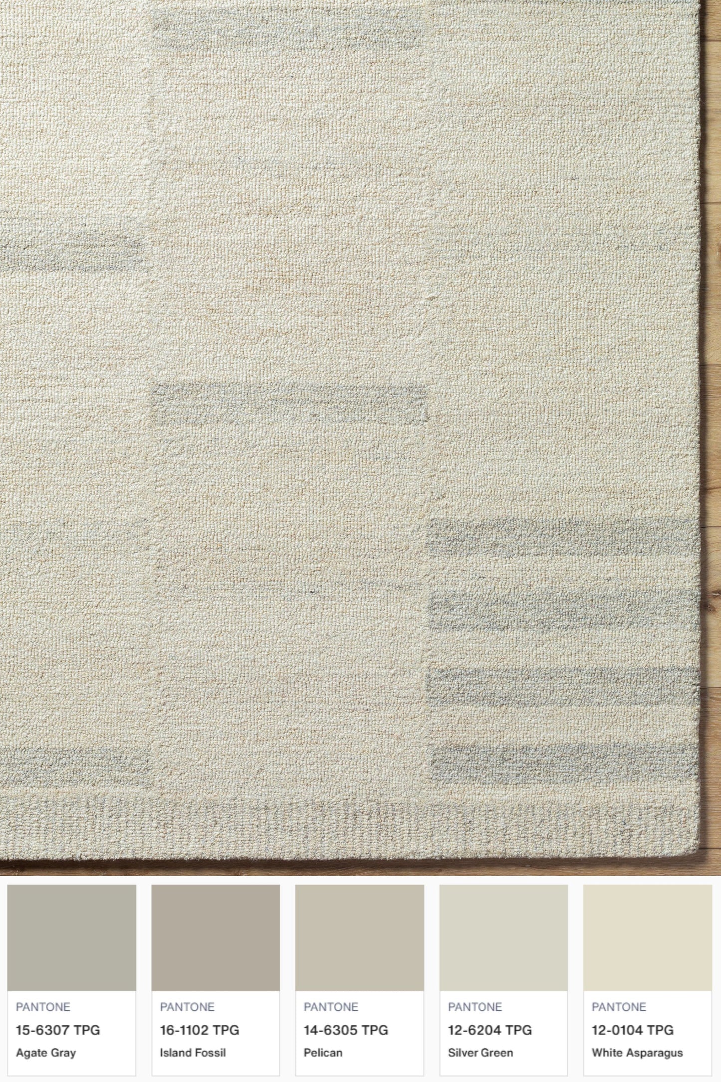 District Loom Modern hand tufted rug Granada Cream and Beige