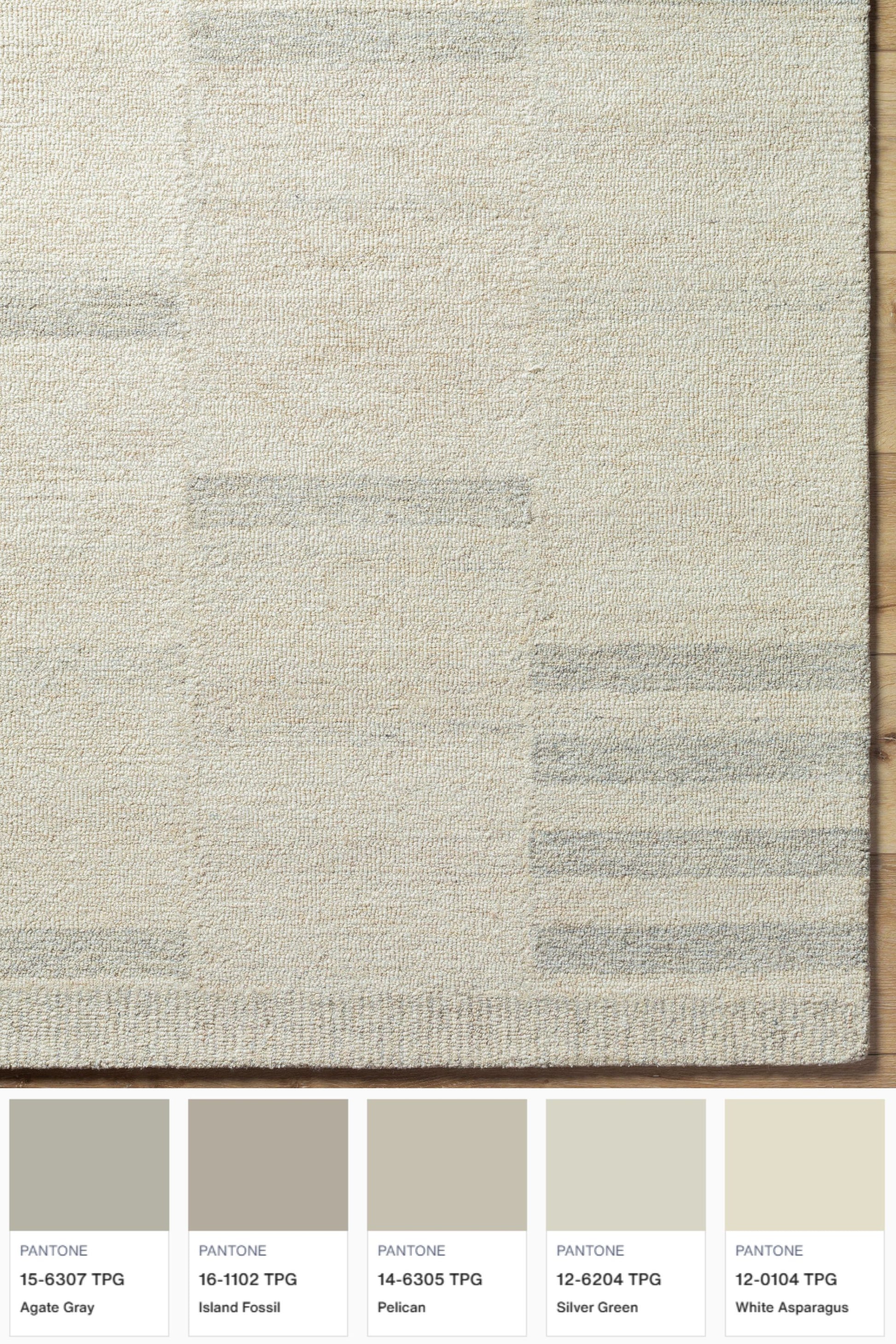 District Loom Modern hand tufted rug Granada Cream and Beige