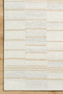 District Loom Modern hand tufted rug Driftline Peach and Beige