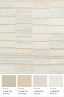 District Loom Modern hand tufted rug Driftline Peach and Beige