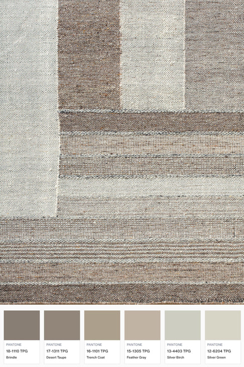 District Loom Modern hand knotted rug Celtic Gray