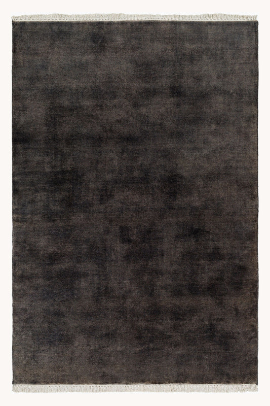 District Loom Modern hand loomed rug Serene Charcoal
