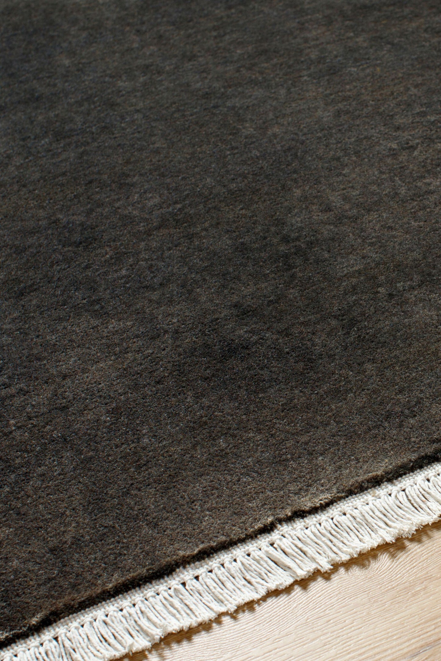 District Loom Modern hand loomed rug Serene Charcoal