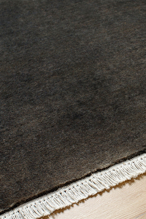 District Loom Modern hand loomed rug Serene Charcoal