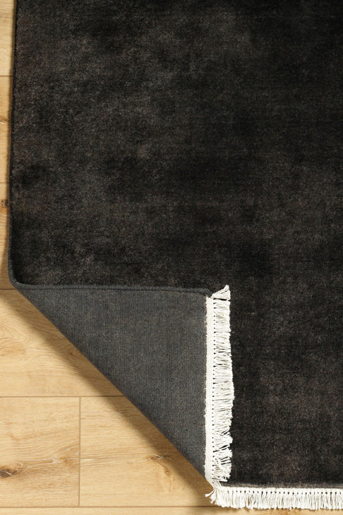 District Loom Modern hand loomed rug Serene Charcoal