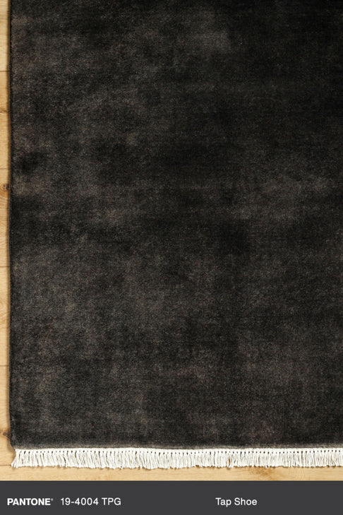District Loom Modern hand loomed rug Serene Charcoal