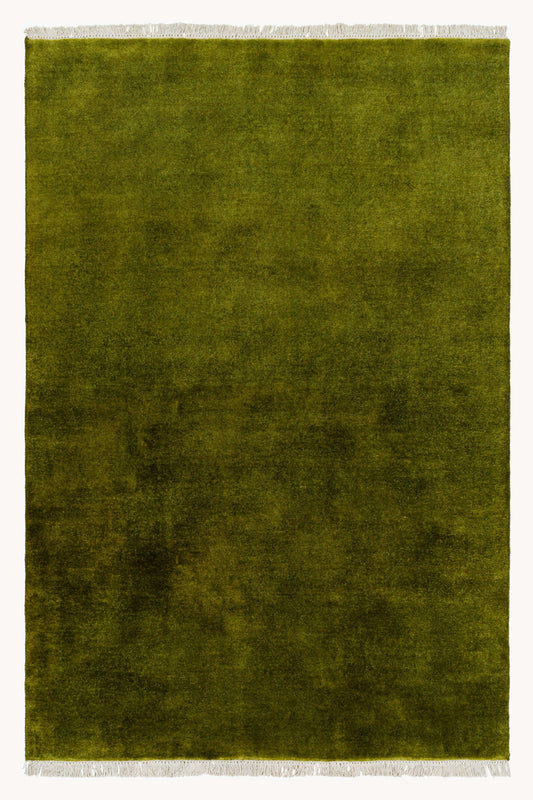 District Loom Modern hand loomed rug Serene Green