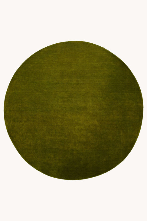 District Loom Modern hand loomed rug Serene Green