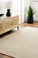 District Loom Modern hand woven rug Bolton Beige