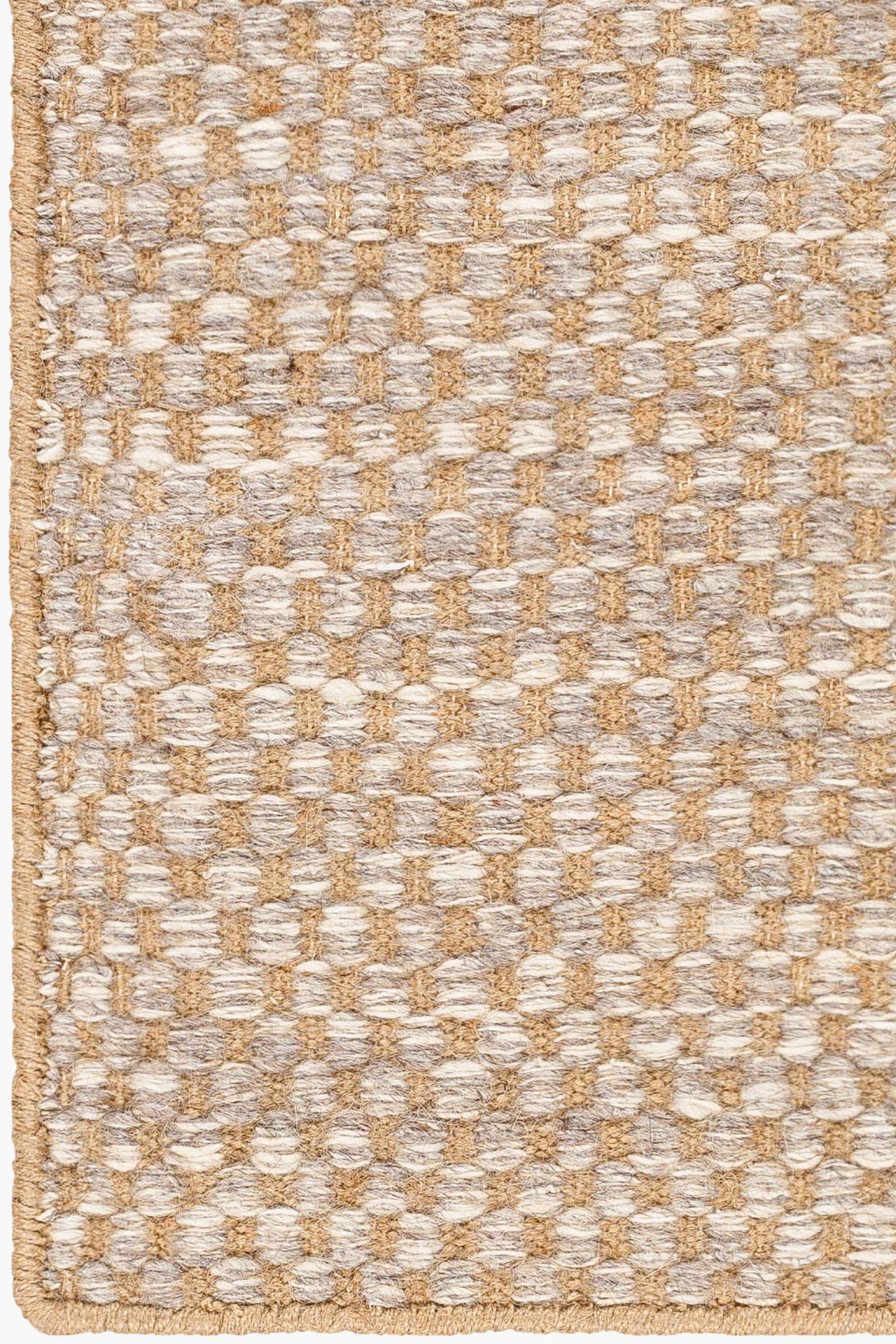 District Loom Modern hand woven rug Bolton Beige