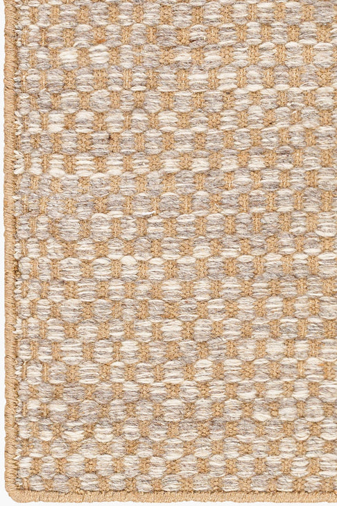 District Loom Modern hand woven rug Bolton Beige