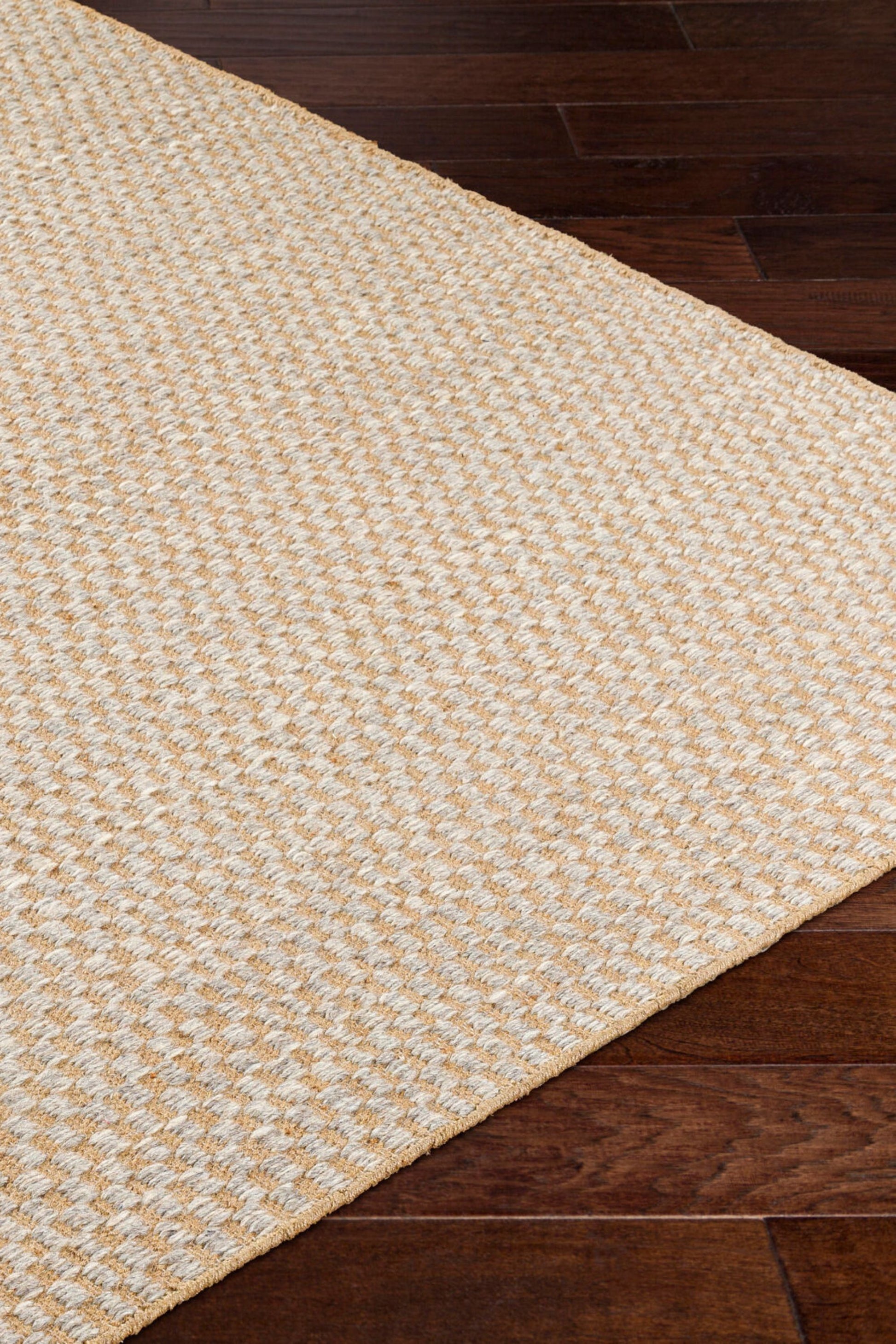 District Loom Modern hand woven rug Bolton Beige