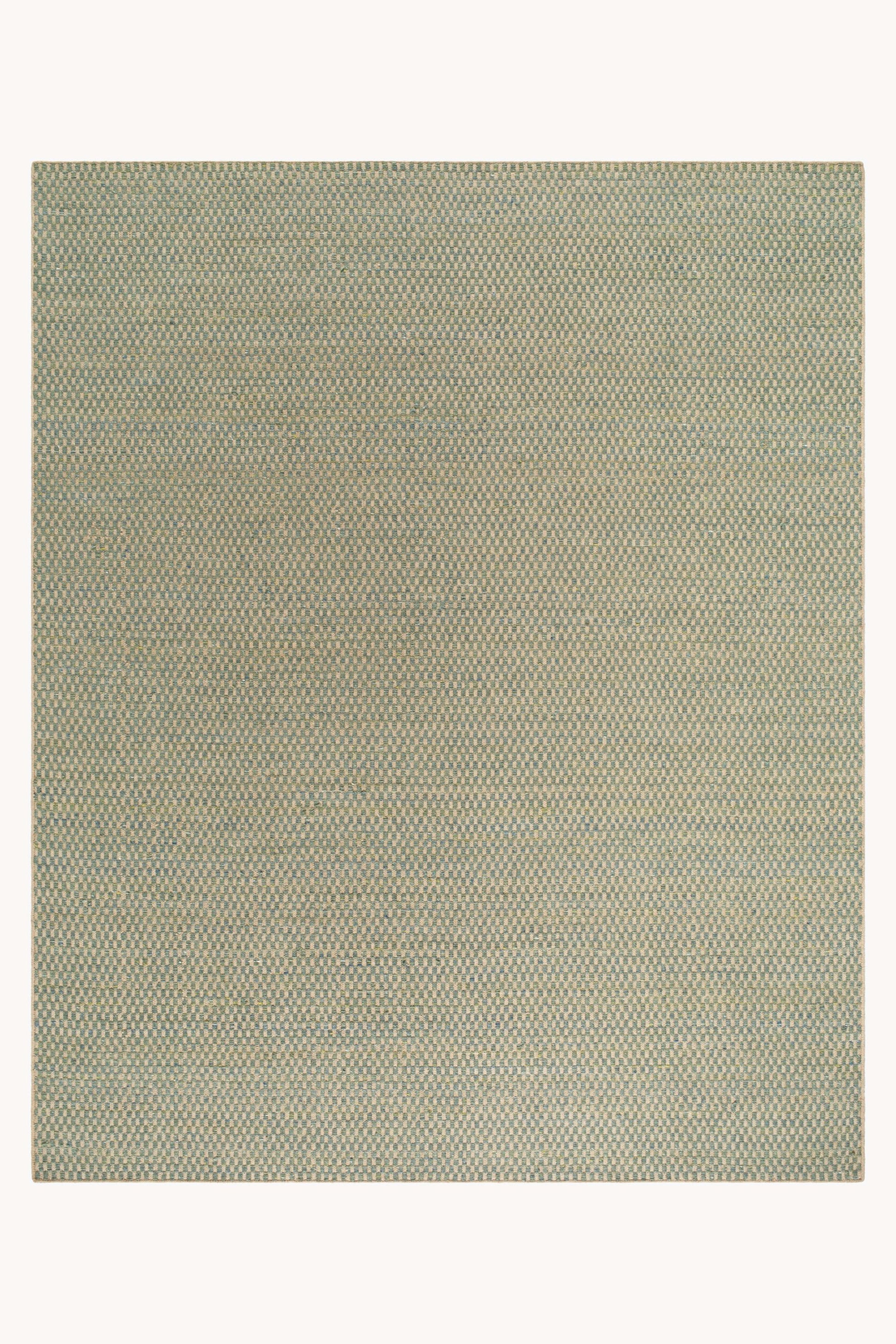 District Loom Modern hand woven rug Boston Teal