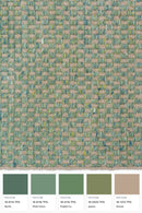 District Loom Modern hand woven rug Boston Teal