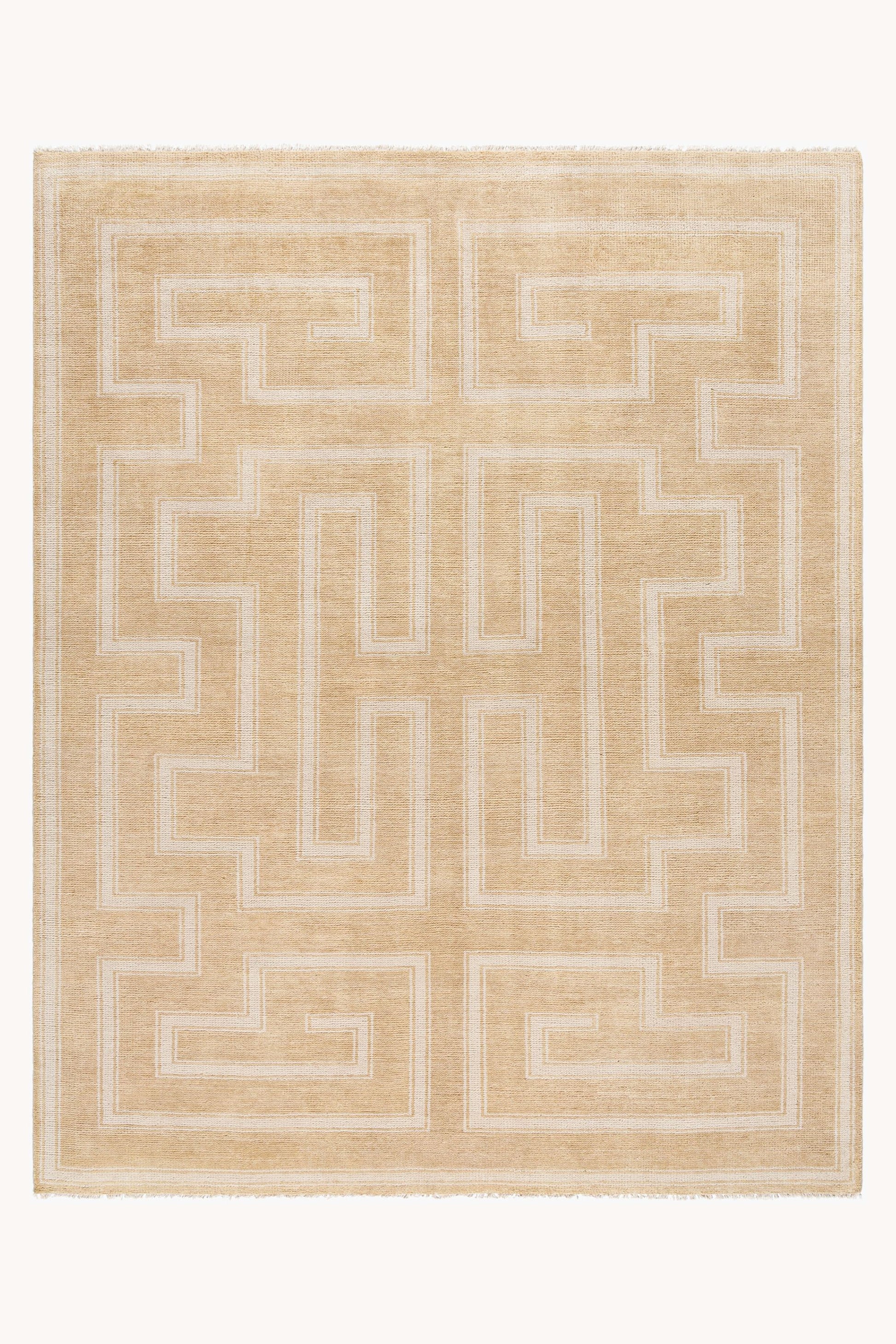 District Loom Modern hand knotted rug Rove Neutral