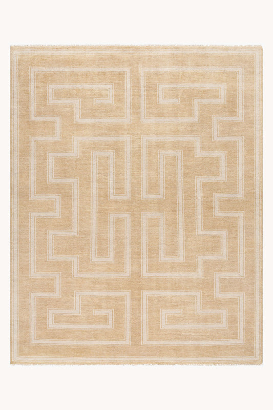 District Loom Modern hand knotted rug Rove Neutral