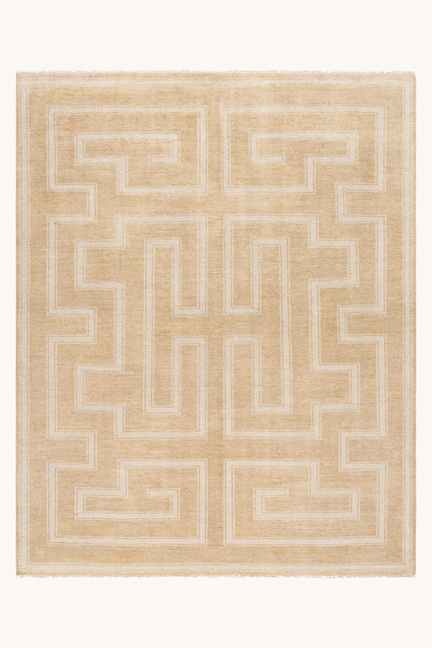 District Loom Modern hand knotted rug Rove Neutral