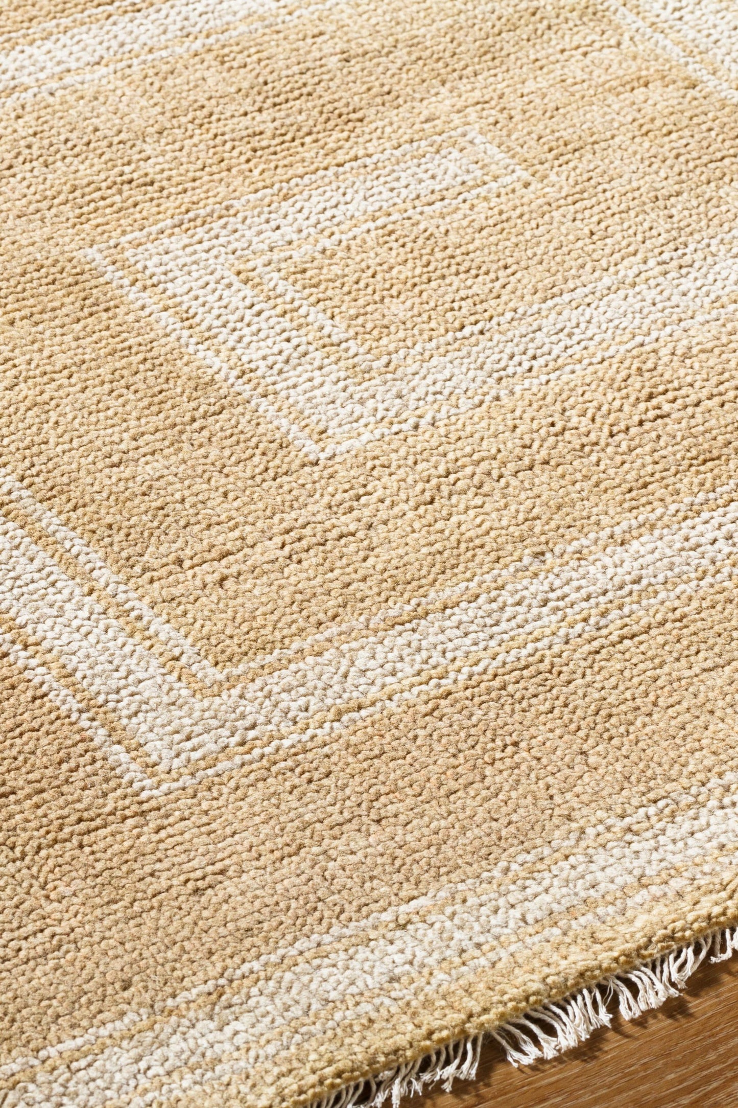 District Loom Modern hand knotted rug Rove Neutral