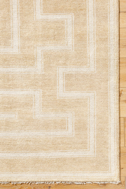 District Loom Modern hand knotted rug Rove Neutral