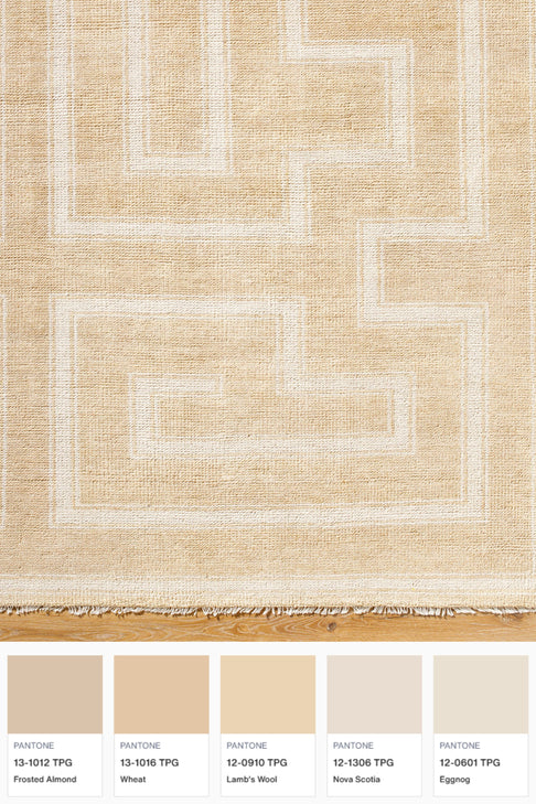 District Loom Modern hand knotted rug Rove Neutral
