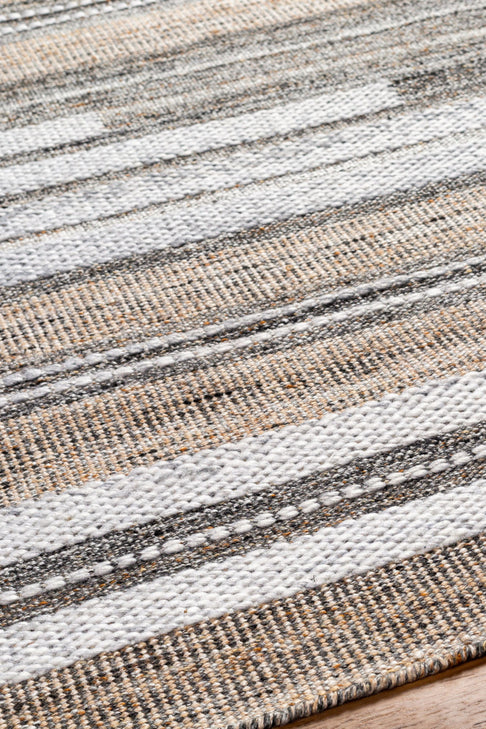 District Loom Modern hand woven rug Azalea