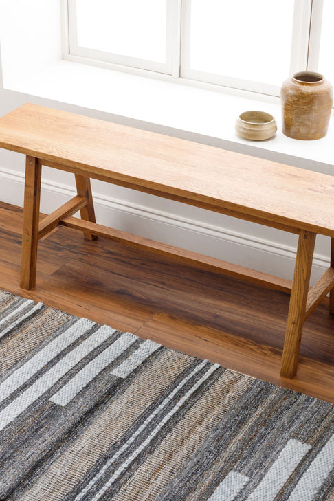 District Loom Modern hand woven rug Azalea