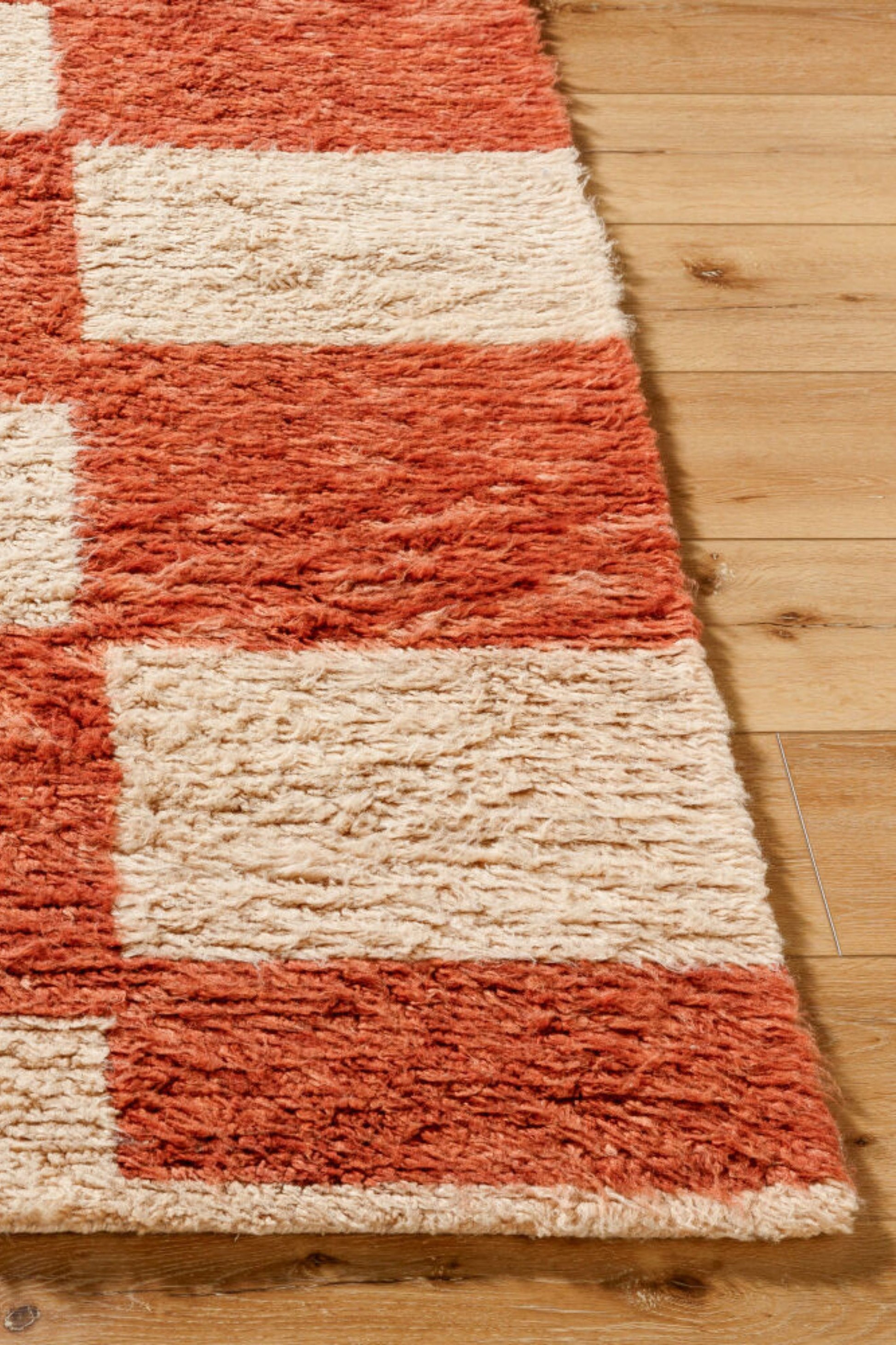 District Loom Modern hand knotted Moroccan Beni Ourain rug 006
